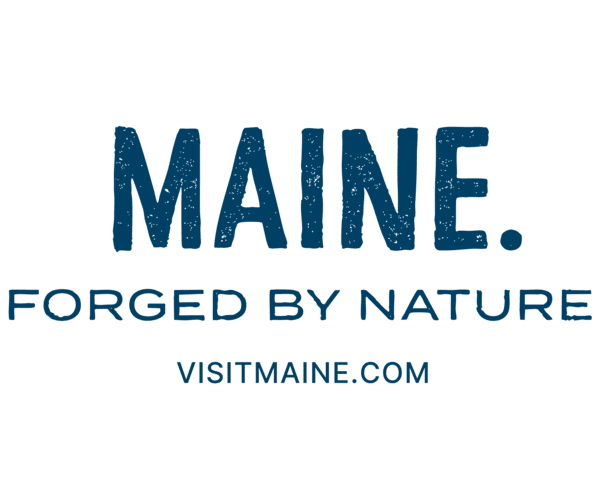 maine office tourism 25 forged logo blue